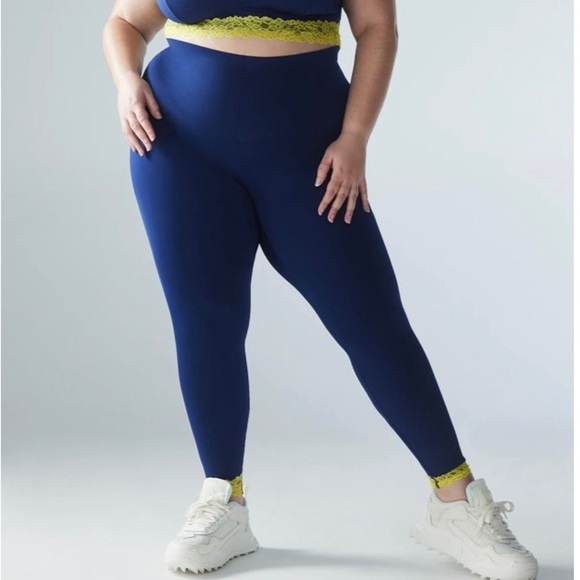 Savage X Fenty Pants - Savage X Fenty Hotline Lace-trimmed High-Waist Leggings